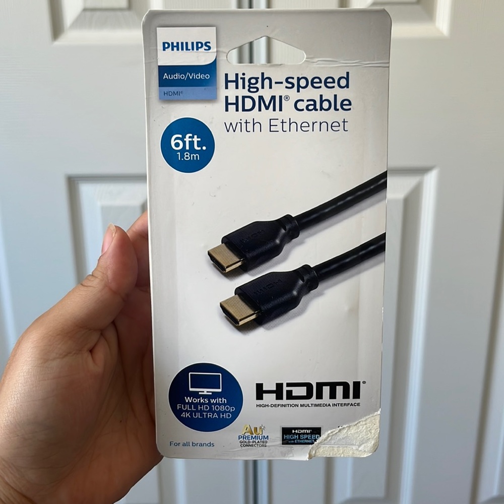 Philips HDMI cable w Ethernet